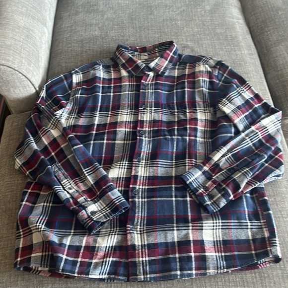 Eddie Bauer Flannel Button Down - Picture 1 of 5
